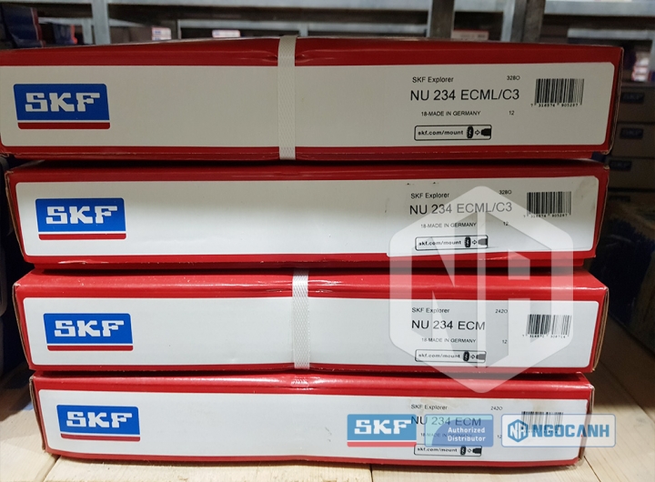 Vòng bi SKF NU 234 ECM chính hãng phân phối bởi Mua bán Vòng Bi - Đại lý ủy quyền SKF Vòng bi SKF NU 234 ECM chính hãng