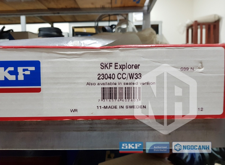 Vòng bi SKF 23040 CC/W33 chính hãng phân phối bởi Mua bán Vòng Bi - Đại lý ủy quyền SKF Vòng bi SKF 23040 CC/W33 chính hãng