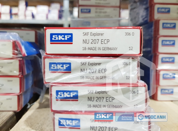 Vòng bi SKF NU 207 ECP chính hãng phân phối bởi Mua bán Vòng Bi - Đại lý ủy quyền SKF Vòng bi SKF NU 207 ECP chính hãng