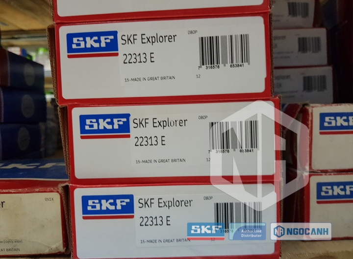 Vòng bi SKF 22313 E chính hãng phân phối bởi Mua bán Vòng Bi - Đại lý ủy quyền SKF Vòng bi SKF 22313 E chính hãng
