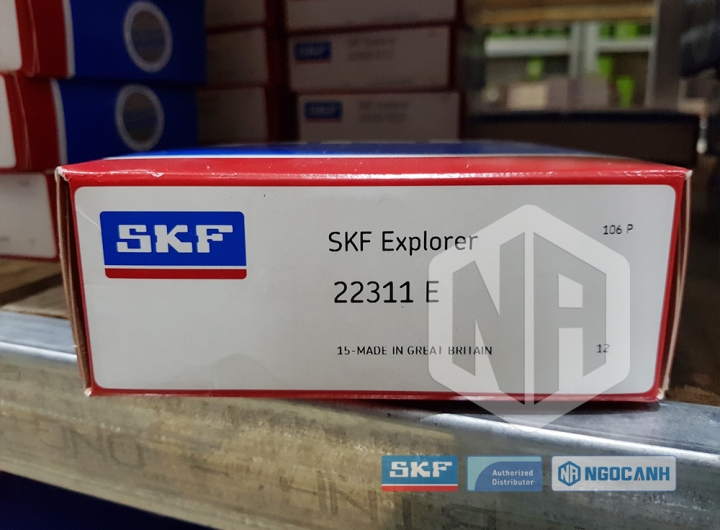 Vòng bi SKF 22311 E chính hãng phân phối bởi Mua bán Vòng Bi - Đại lý ủy quyền SKF Vòng bi SKF 22311 E chính hãng