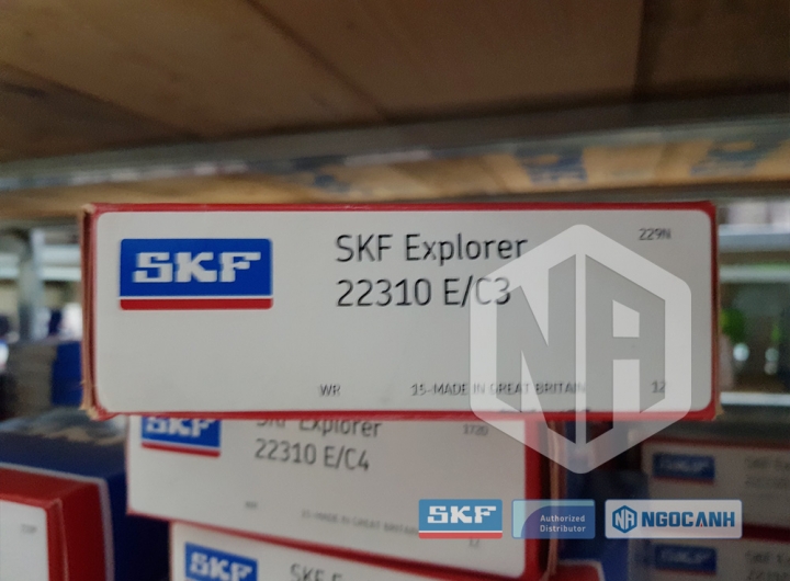 Vòng bi SKF 22310 E/C3 chính hãng phân phối bởi Mua bán Vòng Bi - Đại lý ủy quyền SKF Vòng bi SKF 22310 E/C3 chính hãng