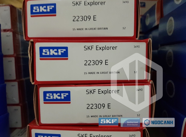 Vòng bi SKF 22309 E chính hãng phân phối bởi Mua bán Vòng Bi - Đại lý ủy quyền SKF Vòng bi SKF 22309 E chính hãng