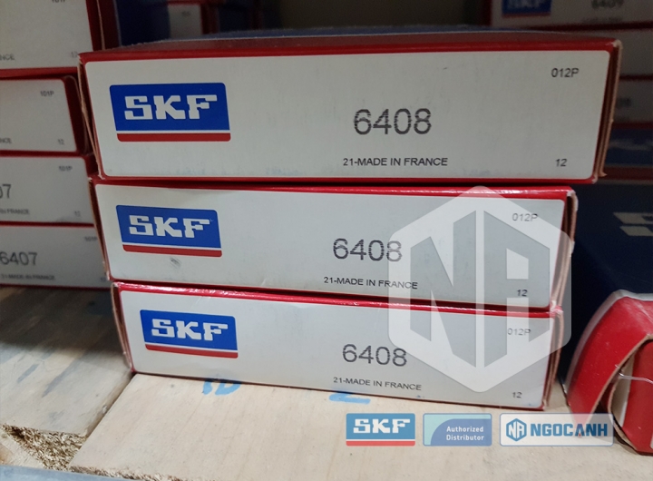 Vòng bi SKF 6408 chính hãng phân phối bởi Mua bán Vòng Bi - Đại lý ủy quyền SKF Vòng bi SKF 6408 chính hãng