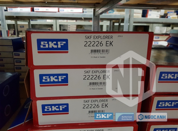 Vòng bi SKF 22226 EK chính hãng phân phối bởi Mua bán Vòng Bi - Đại lý ủy quyền SKF Vòng bi SKF 22226 EK chính hãng