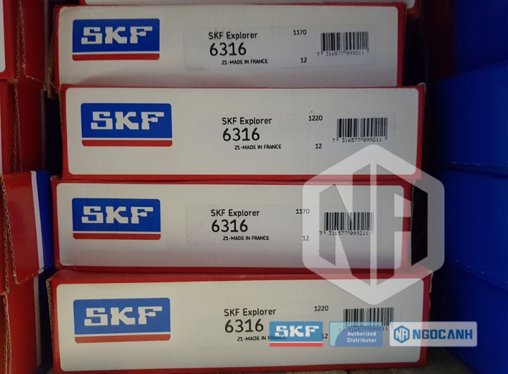 Vòng bi SKF 6316 chính hãng phân phối bởi Mua bán Vòng Bi - Đại lý ủy quyền SKF Vòng bi SKF 6316 chính hãng