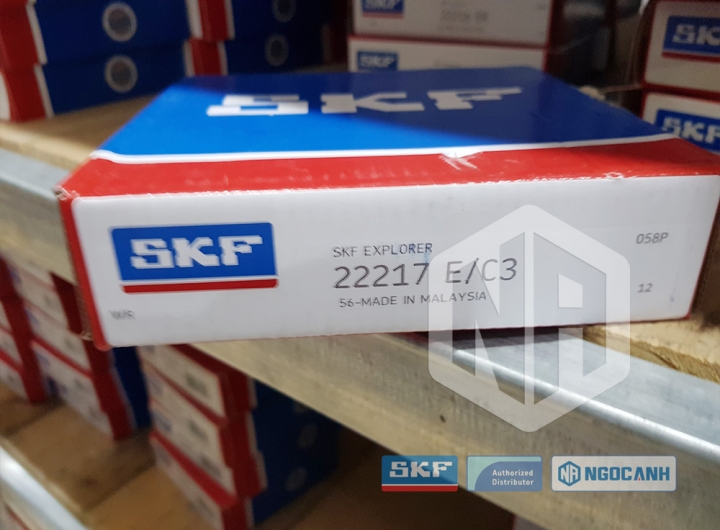 Vòng bi SKF 22217 E/C3 chính hãng phân phối bởi Mua bán Vòng Bi - Đại lý ủy quyền SKF Vòng bi SKF 22217 E/C3 chính hãng