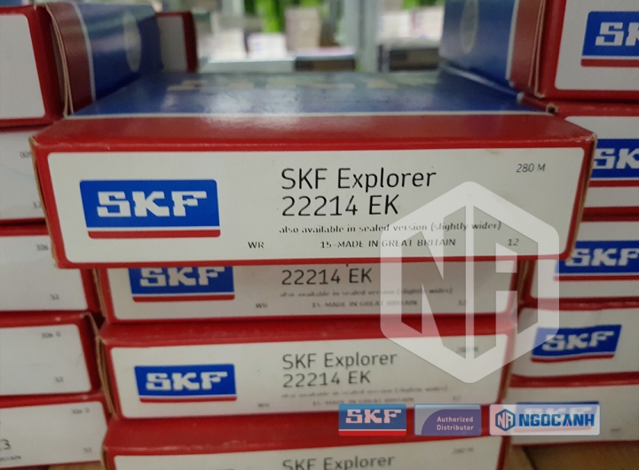 Vòng bi SKF 22214 EK chính hãng phân phối bởi Mua bán Vòng Bi - Đại lý ủy quyền SKF Vòng bi SKF 22214 EK chính hãng