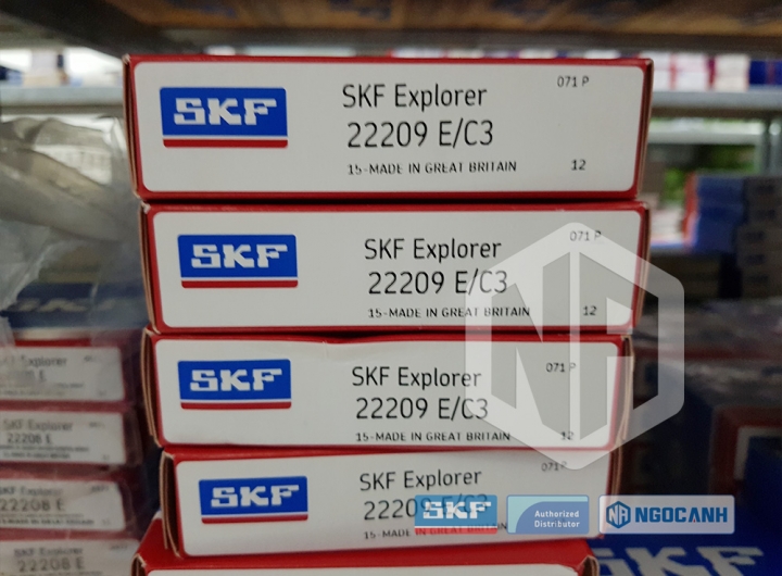 Vòng bi SKF 22209 E/C3 chính hãng phân phối bởi Mua bán Vòng Bi - Đại lý ủy quyền SKF Vòng bi SKF 22209 E/C3 chính hãng