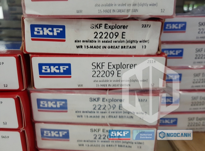 Vòng bi SKF 22209 E chính hãng phân phối bởi Mua bán Vòng Bi - Đại lý ủy quyền SKF Vòng bi SKF 22209 E chính hãng