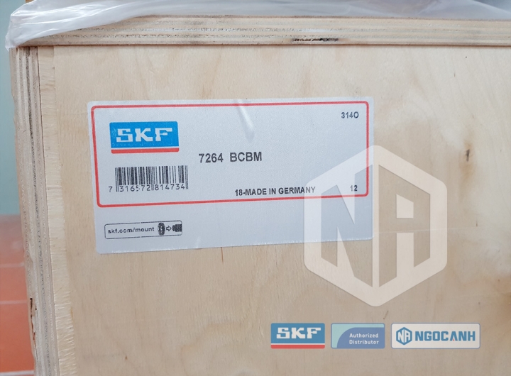 Vòng bi SKF 7264 BCBM chính hãng phân phối bởi Mua bán Vòng Bi - Đại lý ủy quyền SKF Vòng bi SKF 7264 BCBM chính hãng