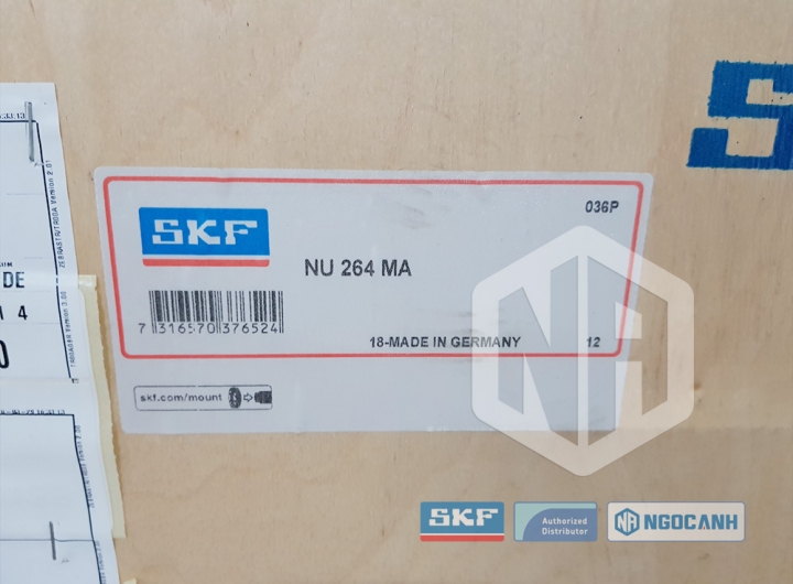 Vòng bi SKF NU 264 MA chính hãng phân phối bởi Mua bán Vòng Bi - Đại lý ủy quyền SKF Vòng bi SKF NU 264 MA chính hãng