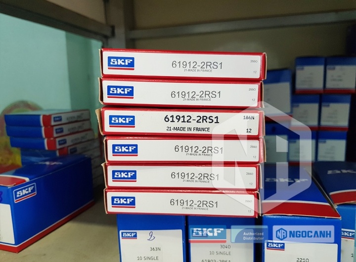 Vòng bi SKF 61912-2RS1 chính hãng phân phối bởi Mua bán Vòng Bi - Đại lý ủy quyền SKF Vòng bi SKF 61912-2RS1 chính hãng