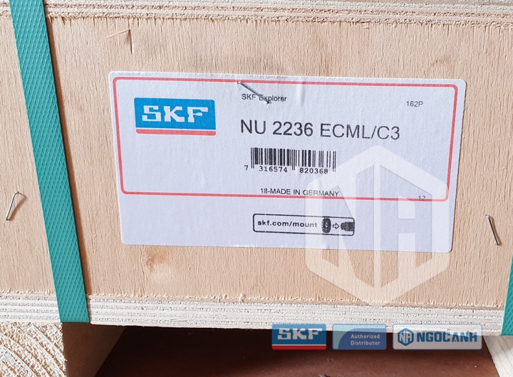 Vòng bi SKF NU 2236 ECML/C3 chính hãng phân phối bởi Mua bán Vòng Bi - Đại lý ủy quyền SKF Vòng bi SKF NU 2236 ECML/C3 chính hãng