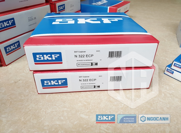 Vòng bi SKF N 322 ECP chính hãng phân phối bởi Mua bán Vòng Bi - Đại lý ủy quyền SKF Vòng bi SKF N 322 ECP chính hãng