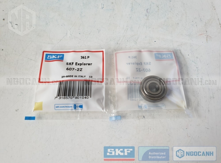 Vòng bi SKF 627-2Z chính hãng phân phối bởi Mua bán Vòng Bi - Đại lý ủy quyền SKF Vòng bi SKF 627-2Z chính hãng