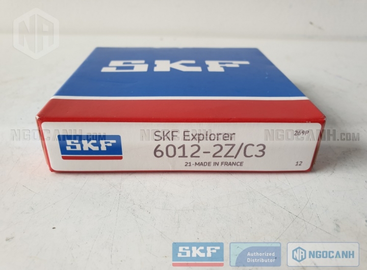 Vòng bi SKF 6012-2Z/C3 chính hãng phân phối bởi Mua bán Vòng Bi - Đại lý ủy quyền SKF Vòng bi SKF 6012-2Z/C3 chính hãng