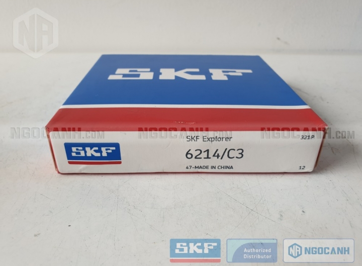 Vòng bi SKF 6214/C3 chính hãng phân phối bởi Mua bán Vòng Bi - Đại lý ủy quyền SKF Vòng bi SKF 6214/C3 chính hãng