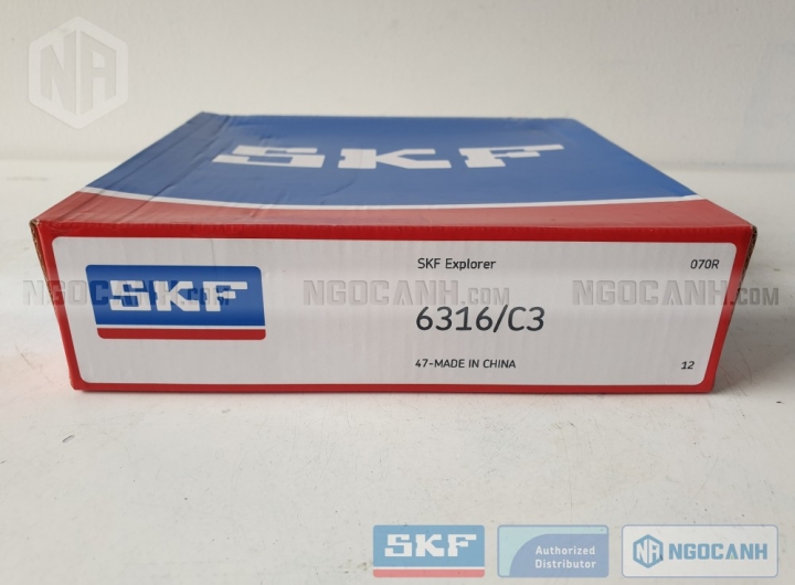 Vòng bi SKF 6316/C3 chính hãng phân phối bởi Mua bán Vòng Bi - Đại lý ủy quyền SKF Vòng bi SKF 6316/C3 chính hãng