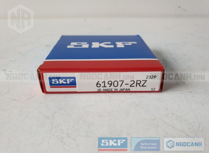 Vòng bi SKF 61907-2RZ chính hãng phân phối bởi Mua bán Vòng Bi - Đại lý ủy quyền SKF Vòng bi SKF 61907-2RZ chính hãng
