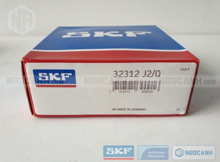 Vòng bi SKF 32312 J2/Q chính hãng phân phối bởi Mua bán Vòng Bi - Đại lý ủy quyền SKF Vòng bi SKF 32312 J2/Q chính hãng