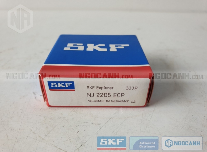 Vòng bi SKF NJ 2205 ECP chính hãng phân phối bởi Mua bán Vòng Bi - Đại lý ủy quyền SKF Vòng bi SKF NJ 2205 ECP chính hãng