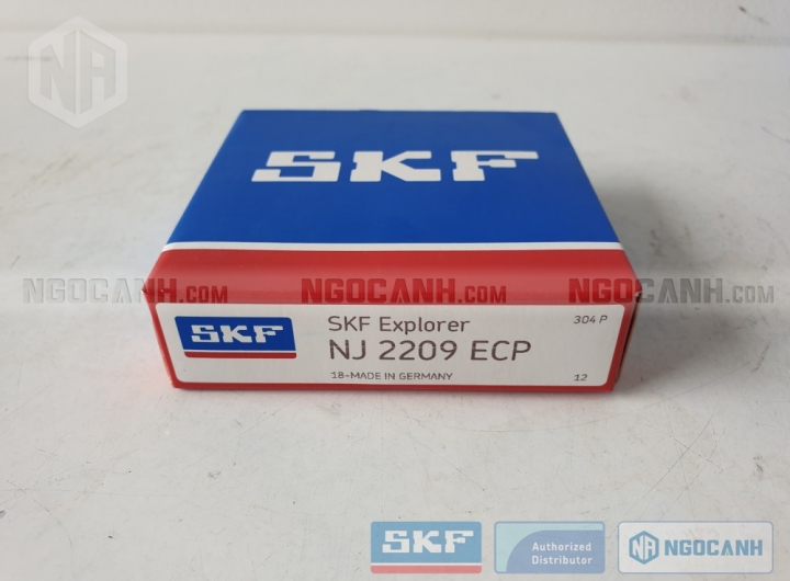 Vòng bi SKF NJ 2209 ECP chính hãng phân phối bởi Mua bán Vòng Bi - Đại lý ủy quyền SKF Vòng bi SKF NJ 2209 ECP chính hãng