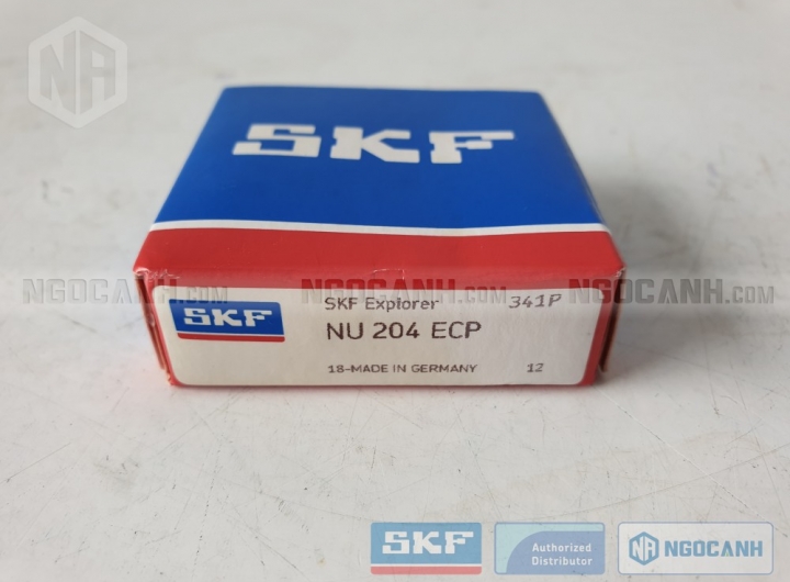 Vòng bi SKF NU 204 ECP chính hãng phân phối bởi Mua bán Vòng Bi - Đại lý ủy quyền SKF Vòng bi SKF NU 204 ECP chính hãng