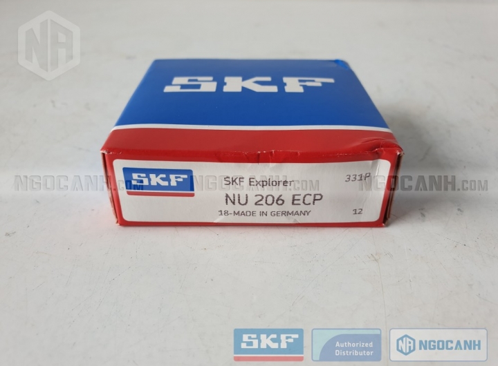 Vòng bi SKF NU 206 ECP chính hãng phân phối bởi Mua bán Vòng Bi - Đại lý ủy quyền SKF Vòng bi SKF NU 206 ECP chính hãng