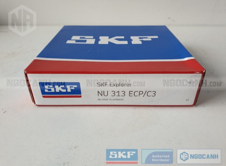 Vòng bi SKF NU 313 ECP/C3 chính hãng phân phối bởi Mua bán Vòng Bi - Đại lý ủy quyền SKF Vòng bi SKF NU 313 ECP/C3 chính hãng