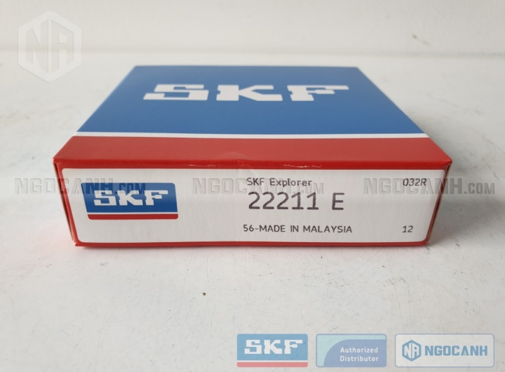 Vòng bi SKF 22211 E chính hãng phân phối bởi Mua bán Vòng Bi - Đại lý ủy quyền SKF Vòng bi SKF 22211 E chính hãng
