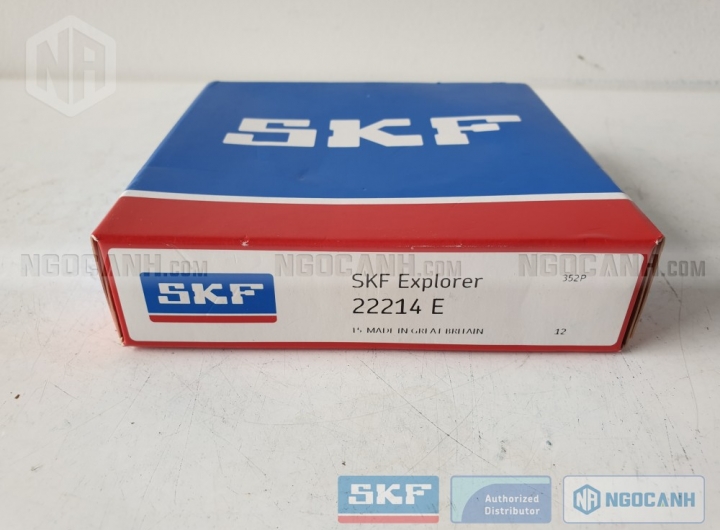 Vòng bi SKF 22214 E chính hãng phân phối bởi Mua bán Vòng Bi - Đại lý ủy quyền SKF Vòng bi SKF 22214 E chính hãng