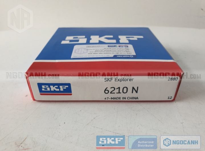 Vòng bi SKF 6210 N chính hãng phân phối bởi Mua bán Vòng Bi - Đại lý ủy quyền SKF Vòng bi SKF 6210 N chính hãng