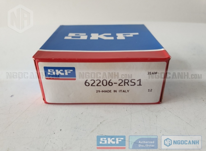Vòng bi SKF 62206-2RS1 chính hãng phân phối bởi Mua bán Vòng Bi - Đại lý ủy quyền SKF Vòng bi SKF 62206-2RS1 chính hãng