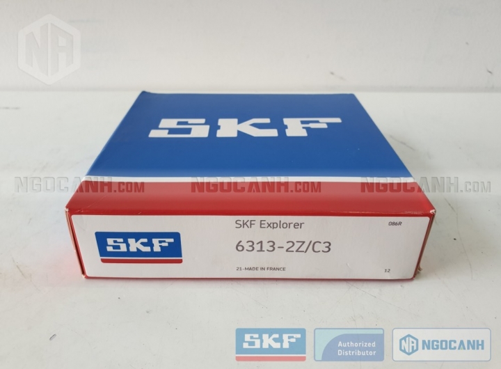 Vòng bi SKF 6313-2Z/C3 chính hãng phân phối bởi Mua bán Vòng Bi - Đại lý ủy quyền SKF Vòng bi SKF 6313-2Z/C3 chính hãng