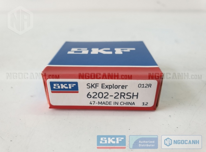 Vòng bi SKF 6202-2RSH chính hãng phân phối bởi Mua bán Vòng Bi - Đại lý ủy quyền SKF Vòng bi SKF 6202-2RSH chính hãng