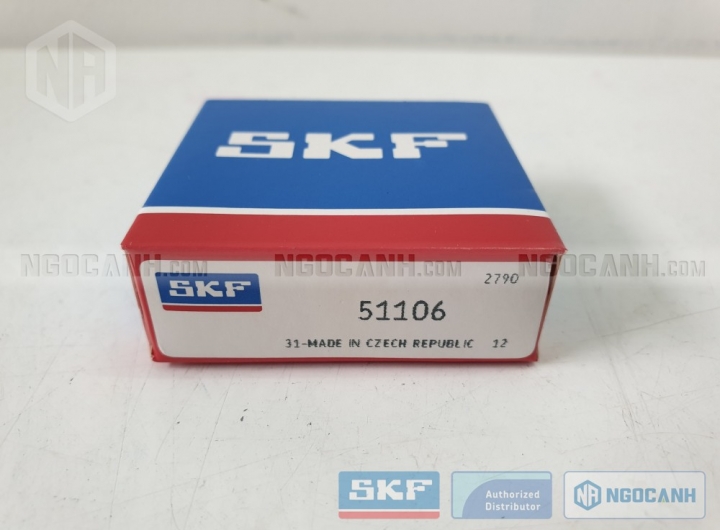 Vòng bi SKF 51106 chính hãng phân phối bởi Mua bán Vòng Bi - Đại lý ủy quyền SKF Vòng bi SKF 51106 chính hãng