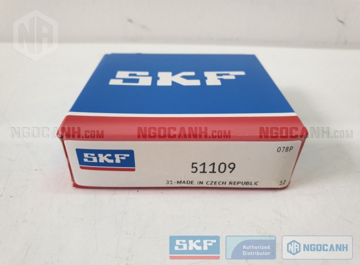 Vòng bi SKF 51109 chính hãng phân phối bởi Mua bán Vòng Bi - Đại lý ủy quyền SKF Vòng bi SKF 51109 chính hãng