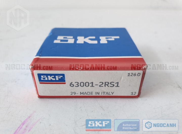 Vòng bi SKF 63001-2RS1 chính hãng phân phối bởi Mua bán Vòng Bi - Đại lý ủy quyền SKF Vòng bi SKF 63001-2RS1 chính hãng