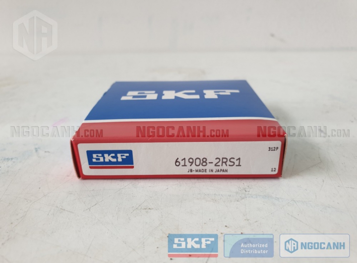 Vòng bi SKF 61908-2RS1 chính hãng phân phối bởi Mua bán Vòng Bi - Đại lý ủy quyền SKF Vòng bi SKF 61908-2RS1 chính hãng