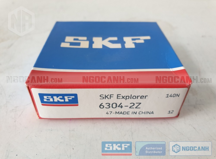 Vòng bi SKF 6304-2Z chính hãng phân phối bởi Mua bán Vòng Bi - Đại lý ủy quyền SKF Vòng bi SKF 6304-2Z chính hãng