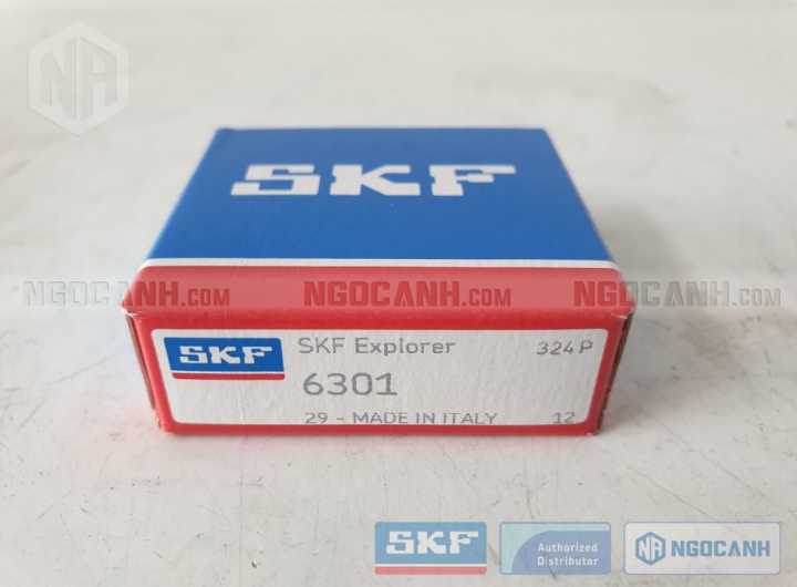 Vòng bi SKF 6301 chính hãng phân phối bởi Mua bán Vòng Bi - Đại lý ủy quyền SKF Vòng bi SKF 6301 chính hãng