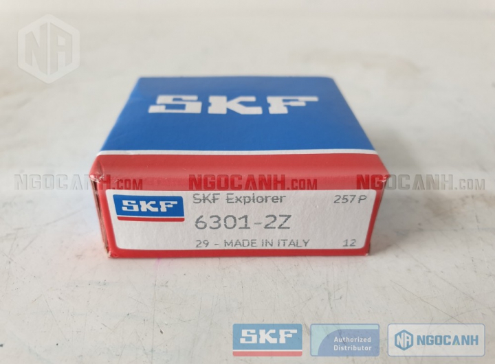 Vòng bi SKF 6301-2Z chính hãng phân phối bởi Mua bán Vòng Bi - Đại lý ủy quyền SKF Vòng bi SKF 6301-2Z chính hãng