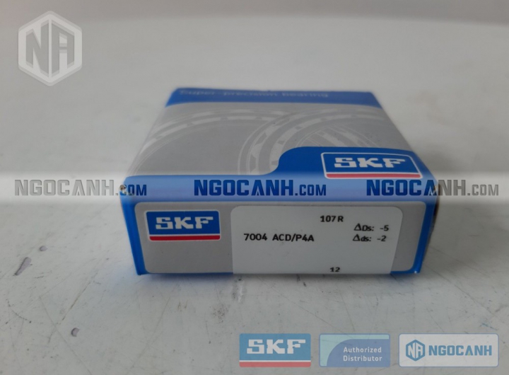 Vòng bi SKF 7004 ACD/P4A chính hãng phân phối bởi Mua bán Vòng Bi - Đại lý ủy quyền SKF Vòng bi SKF 7004 ACD/P4A chính hãng