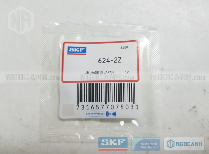 Vòng bi SKF 624-2Z chính hãng phân phối bởi Mua bán Vòng Bi - Đại lý ủy quyền SKF Vòng bi SKF 624-2Z chính hãng