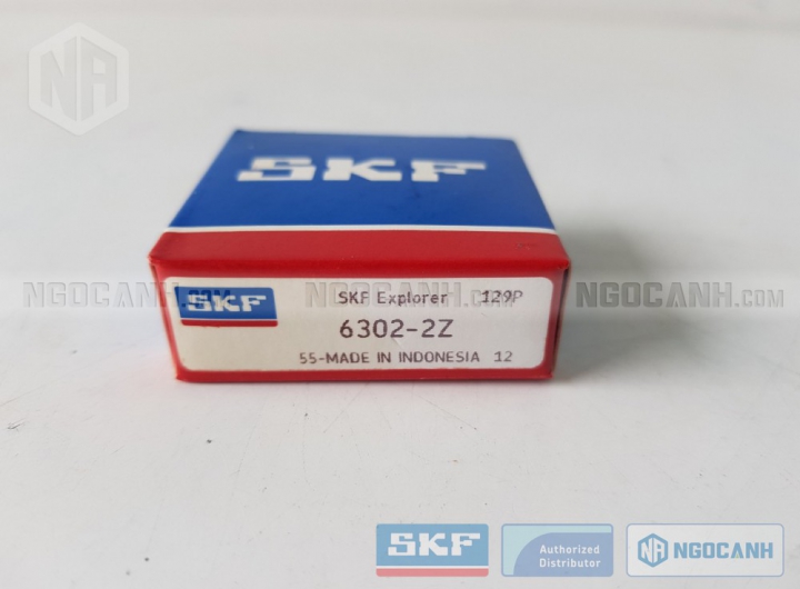 Vòng bi SKF 6302-2Z chính hãng phân phối bởi Mua bán Vòng Bi - Đại lý ủy quyền SKF Vòng bi SKF 6302-2Z chính hãng