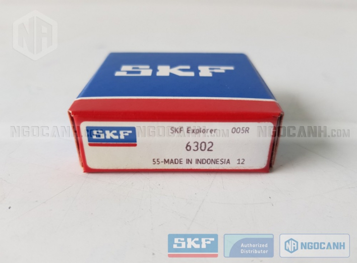 Vòng bi SKF 6302 chính hãng phân phối bởi Mua bán Vòng Bi - Đại lý ủy quyền SKF Vòng bi SKF 6302 chính hãng