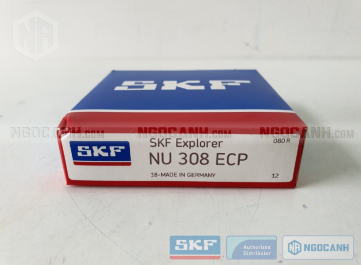Vòng bi SKF NU 308 ECP chính hãng phân phối bởi Mua bán Vòng Bi - Đại lý ủy quyền SKF Vòng bi SKF NU 308 ECP chính hãng