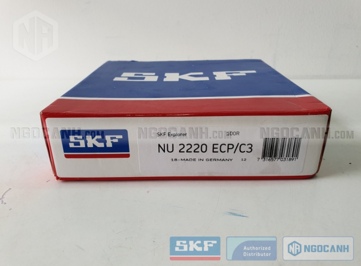 Vòng bi SKF NU 2220 ECP/C3 chính hãng phân phối bởi Mua bán Vòng Bi - Đại lý ủy quyền SKF Vòng bi SKF NU 2220 ECP/C3 chính hãng