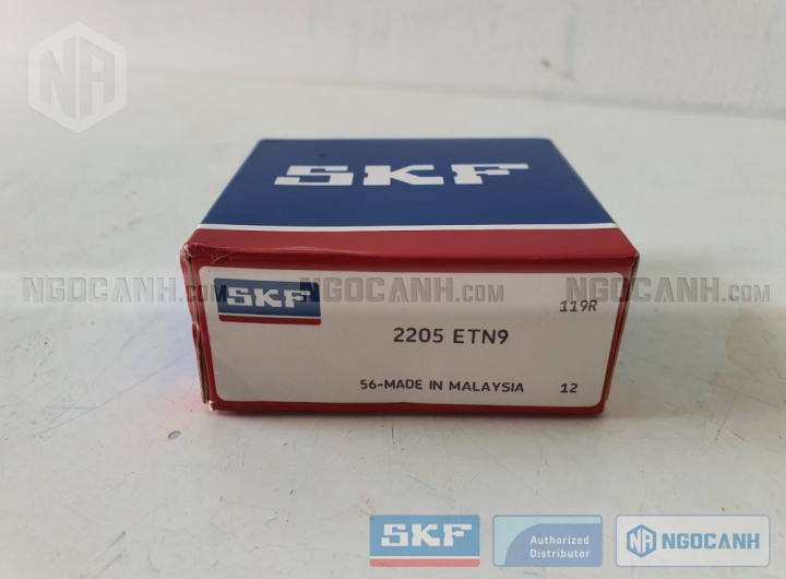 Vòng bi SKF 2205 ETN9 chính hãng phân phối bởi Mua bán Vòng Bi - Đại lý ủy quyền SKF Vòng bi SKF 2205 ETN9 chính hãng